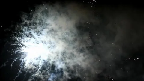 Firework with sound, new year Stock Footage 246228367