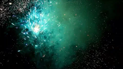 Firework with sound, new year Stock Footage 246228600