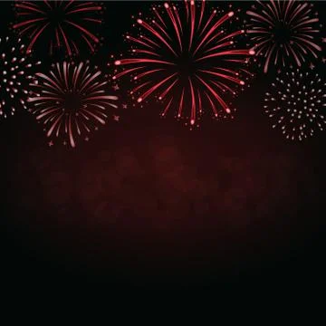 Firework sparkle background card Stock Illustration