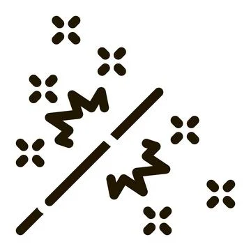 Firework sparkler icon Vector Glyph Illustration Stock Illustration