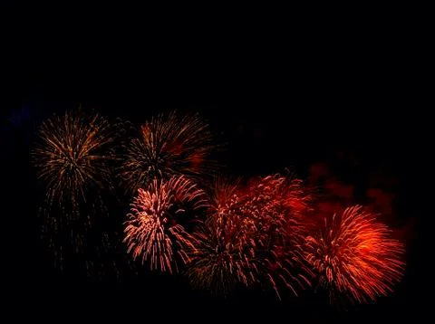 Firework sparkles Stock Photos