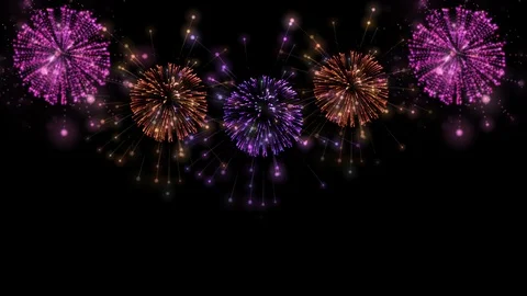 Firework sparkling background. Stock Footage 104842794