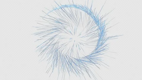 Firework spiral animation with sparkles and rockets alpha channel Stock Footage 169949151