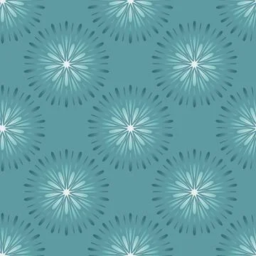 Firework splash gradient on green emerald, vector illustration for textile an 스톡 일러스트