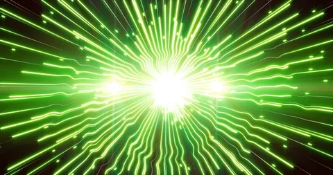 Firework Stream Green Stock Footage 91616379