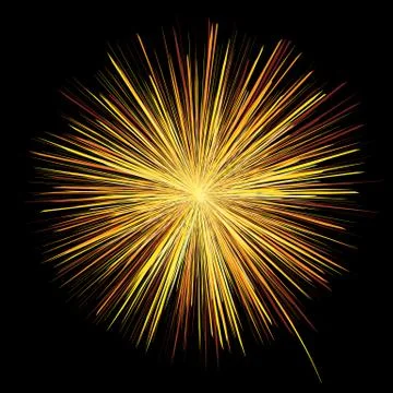 Firework vector design for Festival. Stock Illustration