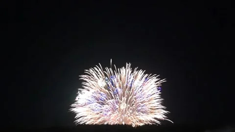 Firework view of big size cracker at Diwali night. Stock Footage 217678074