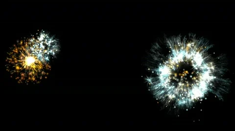 Firework01withAlpha20s Vídeos de archivo 654252