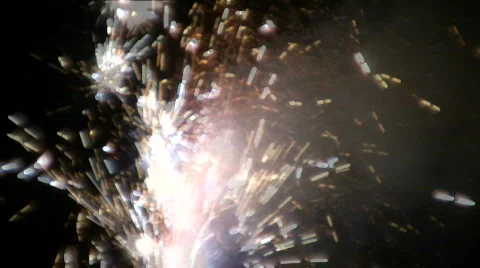 Fireworkd close up Video stock 474598