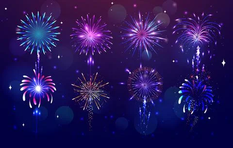 FireworkElement Stock Illustration