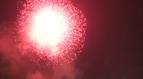 FireworkFireworks show for celebration in New Year Party Stock Footage 61374331