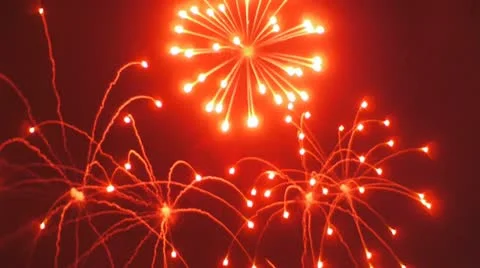 Fireworks 002-1 Stock Footage 10836643