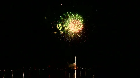 Fireworks 02 Stock Footage 484285