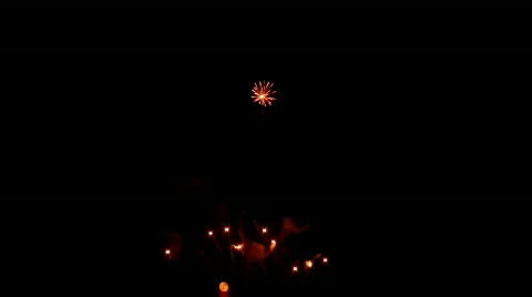Fireworks 02 Stock Footage 762152
