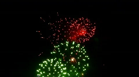 Fireworks 03 Stock Footage 762563