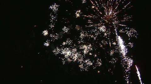 Fireworks 1 closeup Stock Footage 49252338