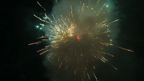 Fireworks 1 Stock Footage 90153455
