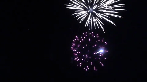 Fireworks 11 Stock Footage 38719696