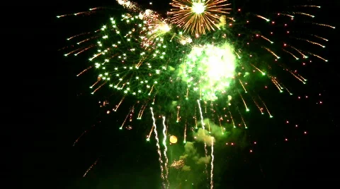 Fireworks 15 Stock Footage 764726