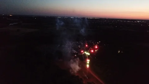 Fireworks 1b Stock Footage 92237125