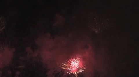 Fireworks 2 Stock Footage 7264444