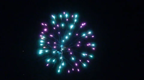Fireworks 2 Stock Footage 38719175