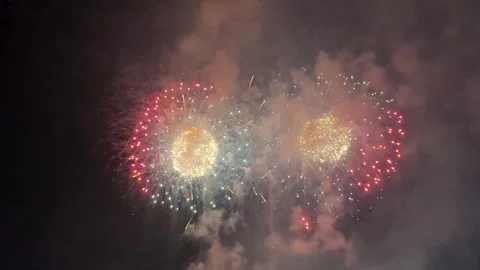 Fireworks 2 Vídeo Stock 342528441