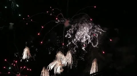 Fireworks 25 Stock Footage 20445530