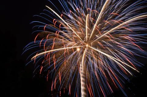 Fireworks 28 Stock Illustration