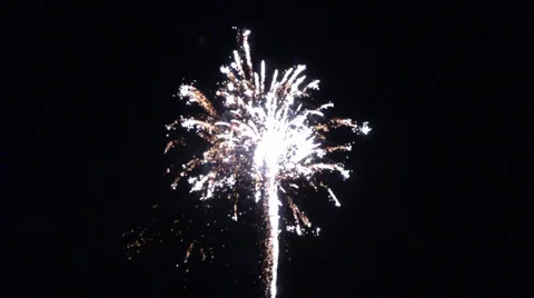 Fireworks 3 with audio Stock Footage 38720034