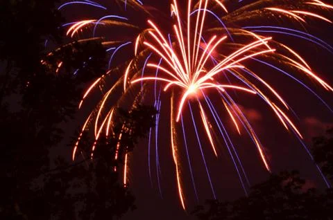 Fireworks 3 Stock Illustration