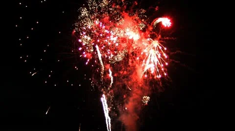 Fireworks 32 Stock Footage 10565627