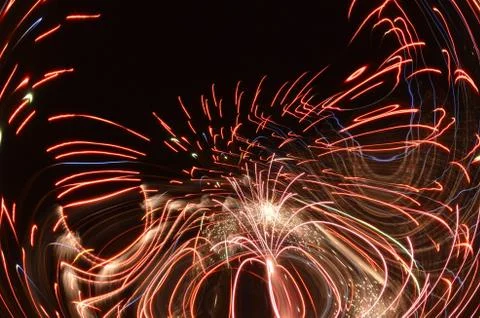 Fireworks 42 Stock Illustration