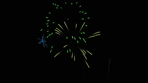 Fireworks 4K on Alpha Video stock 42699066