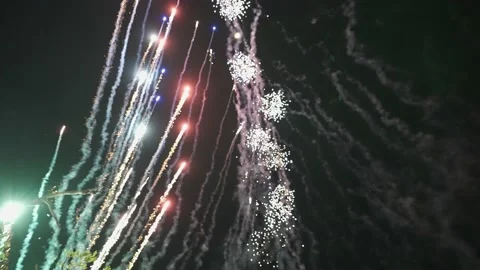 Fireworks in 4k Stock Footage 157240815