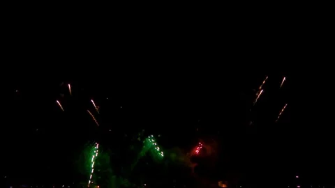 Fireworks for 4th july Stock Footage 76675735