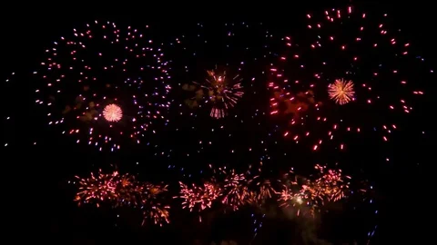 Fireworks for 4th july 動画素材 76676691