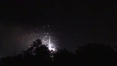 Fireworks on the 4th of july Stock Footage 156721960