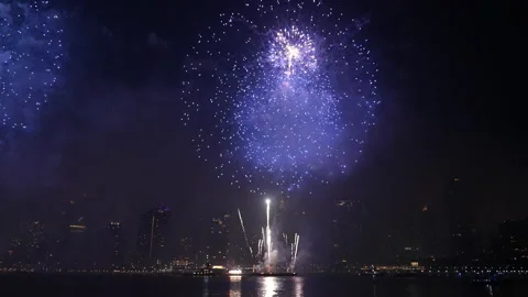 Fireworks - 4th of July (Version 7) 動画素材 157483556