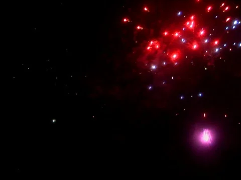 Fireworks 5 Stock Footage 490332