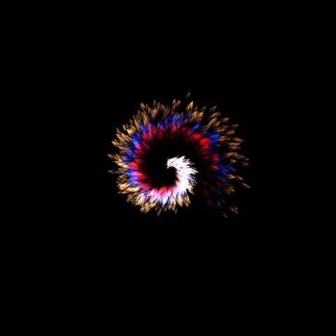 Fireworks 6 Stock Footage 95619104