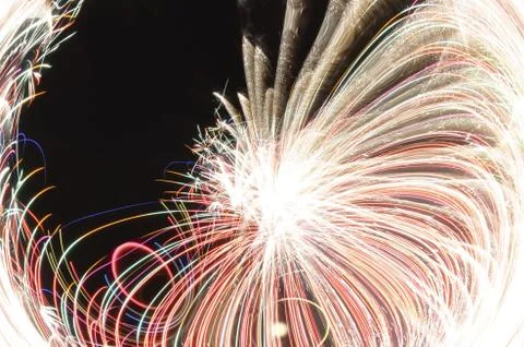 Fireworks 64 Stock Illustration