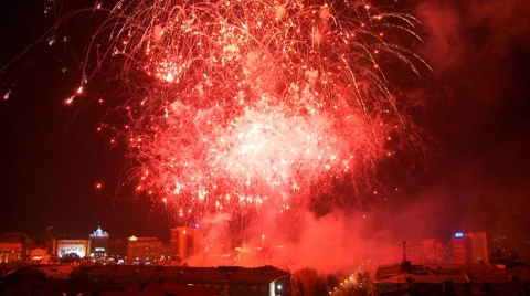 Fireworks 7 Stock Footage 7755179