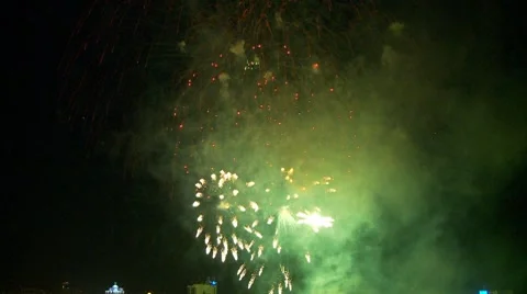 Fireworks 8 Video stock 7755310