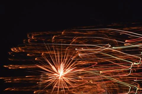 Fireworks 9 Stock Illustration