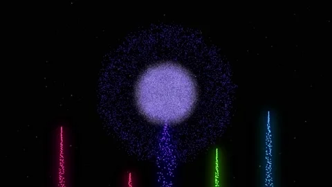 Fireworks abstract animation background. Stock Footage 239204093