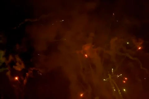 Fireworks abstract background Stock Illustration