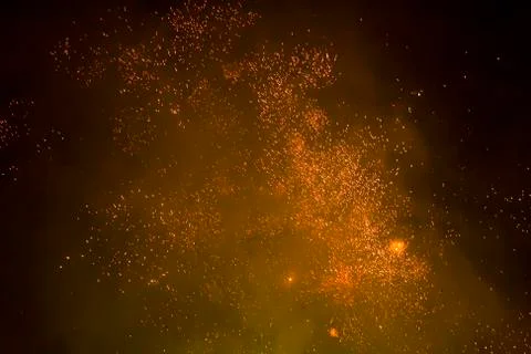 Fireworks abstract background Stock Illustration