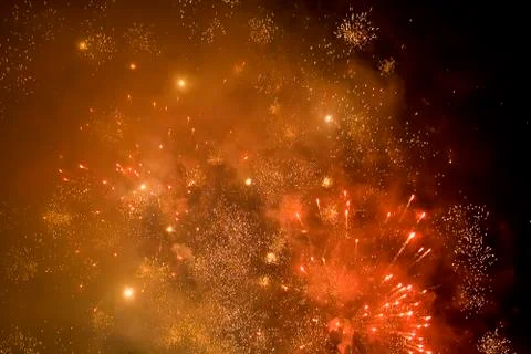 Fireworks abstract background Stock Photos