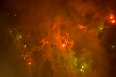 Fireworks abstract background Stock Photos